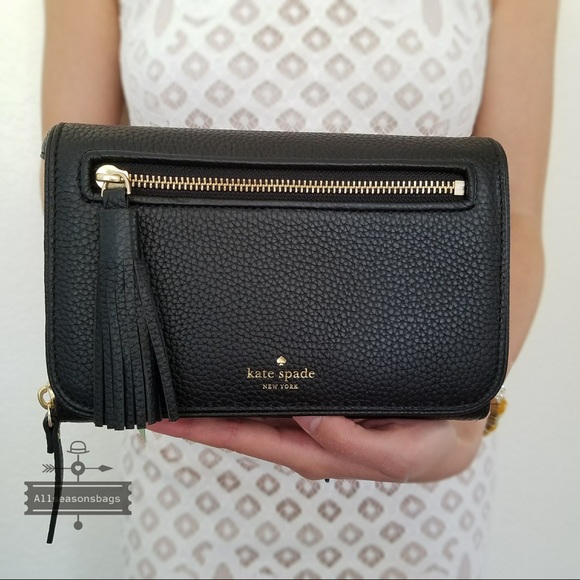 Kate spade Chester street AVIE black crossbody NWT - Picture 5 of 7